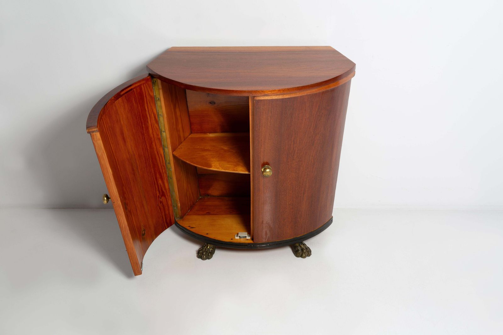 Mid Century Modern Vintage Tv Side Table, Cabinet, Beechwood, Poland, 1960s photo buy