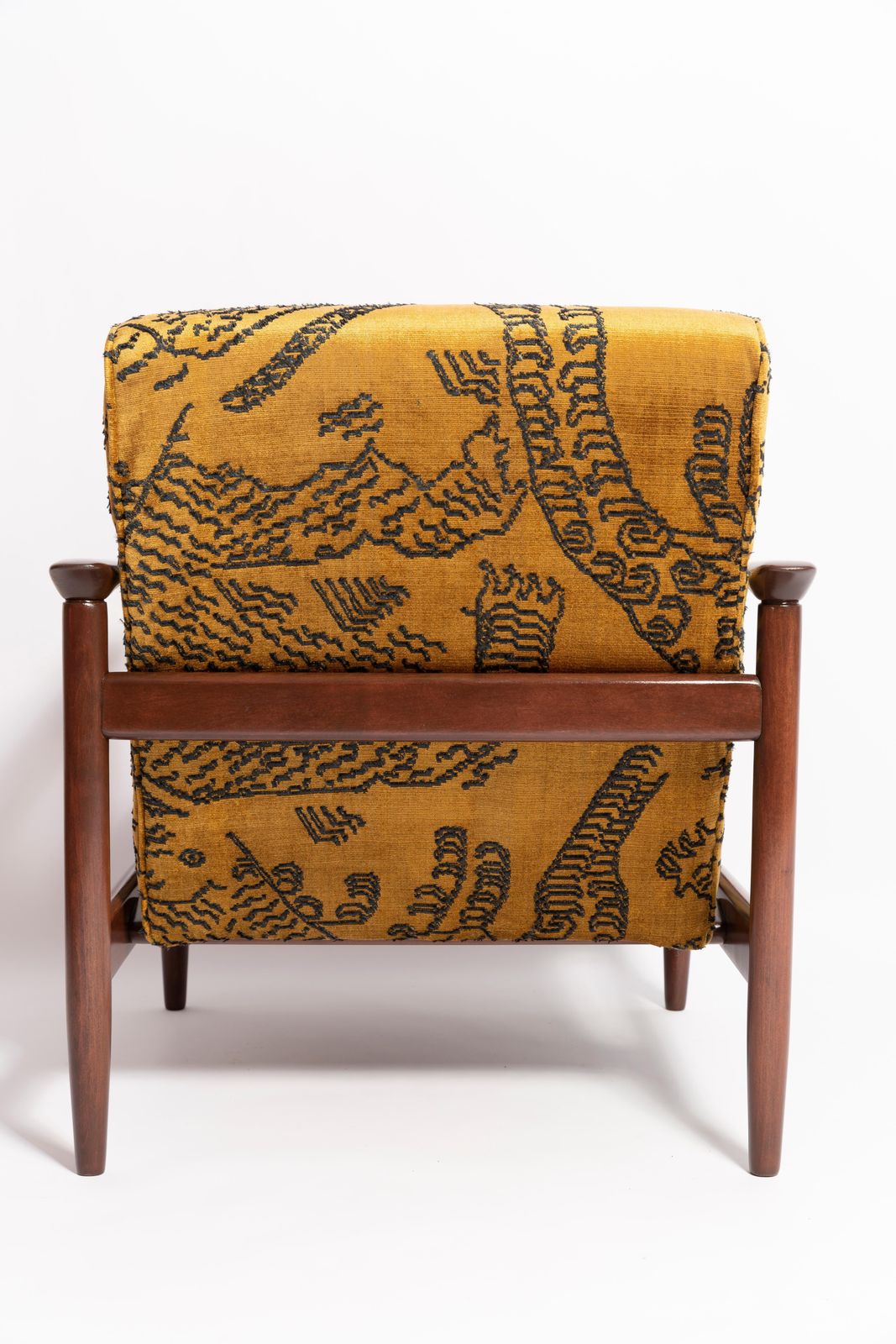 Paar Mid Century Fauteuils Met Tijgerfluweel, Gfm 142, Edmund Homa, Europa, Jaren 1960 photo buy