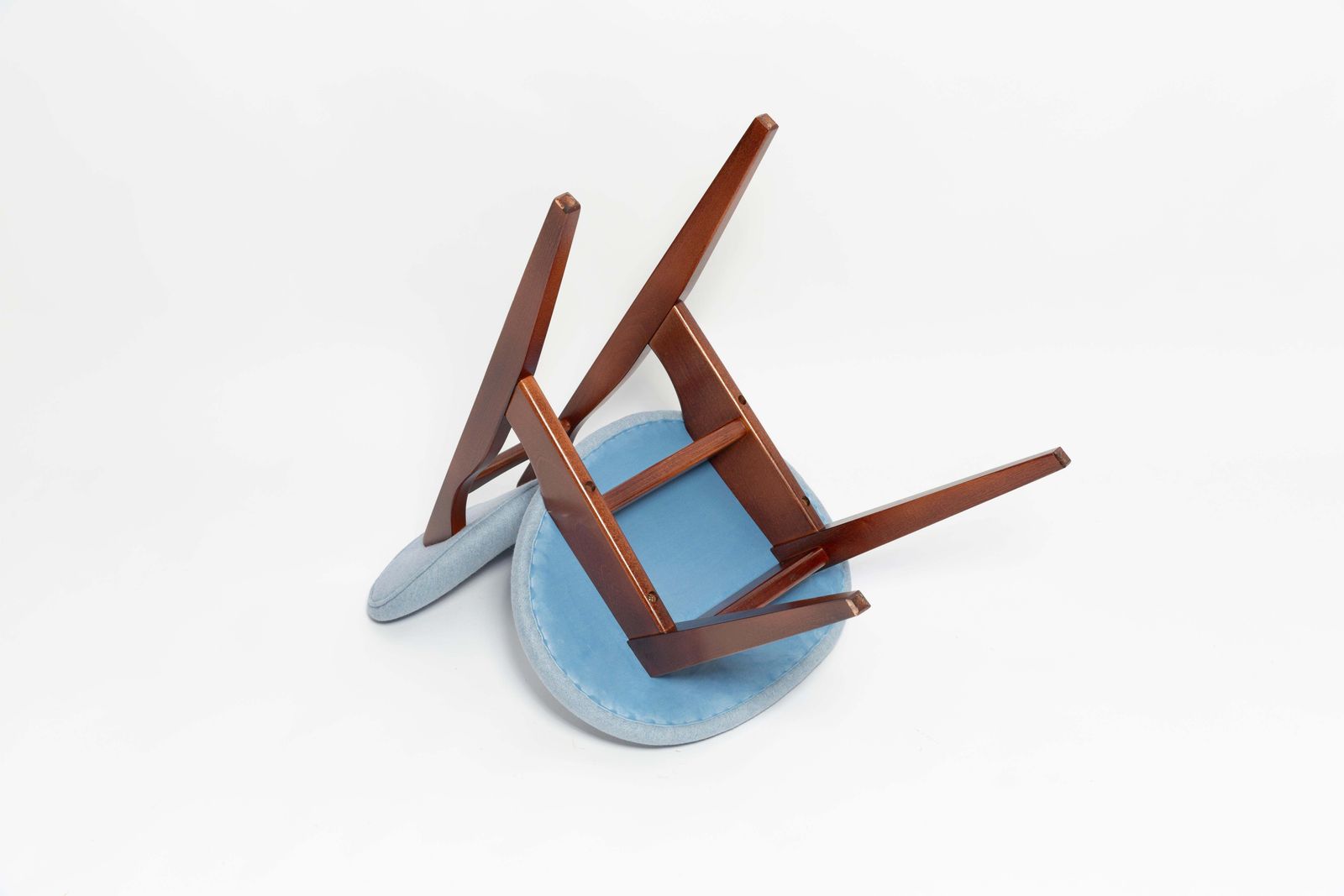 Meubels Mid Century Blauwe Mushroom Fauteuil, Type 200/128, Van J. Kedziorek, Europa, Jaren 1960 photo