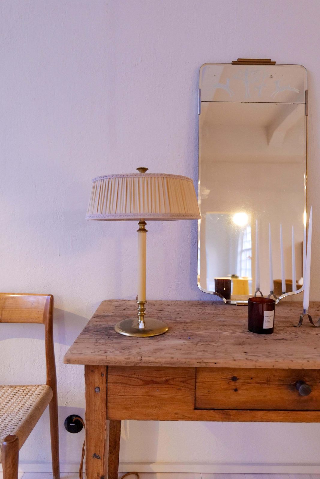 Art Deco Nordiska Kompaniet Table Lamp Made In Sweden, 1940s photo for sale