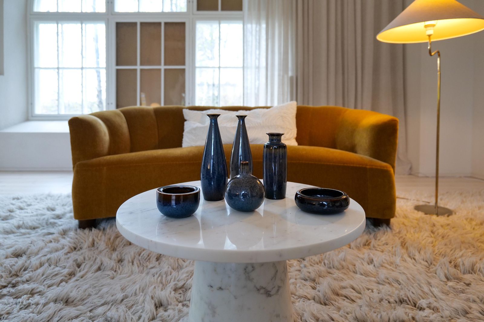 Midcentury Modern Collection Of 6 Vessels Carl Harry Stålhane Rörstrand Sweden photo vinterior