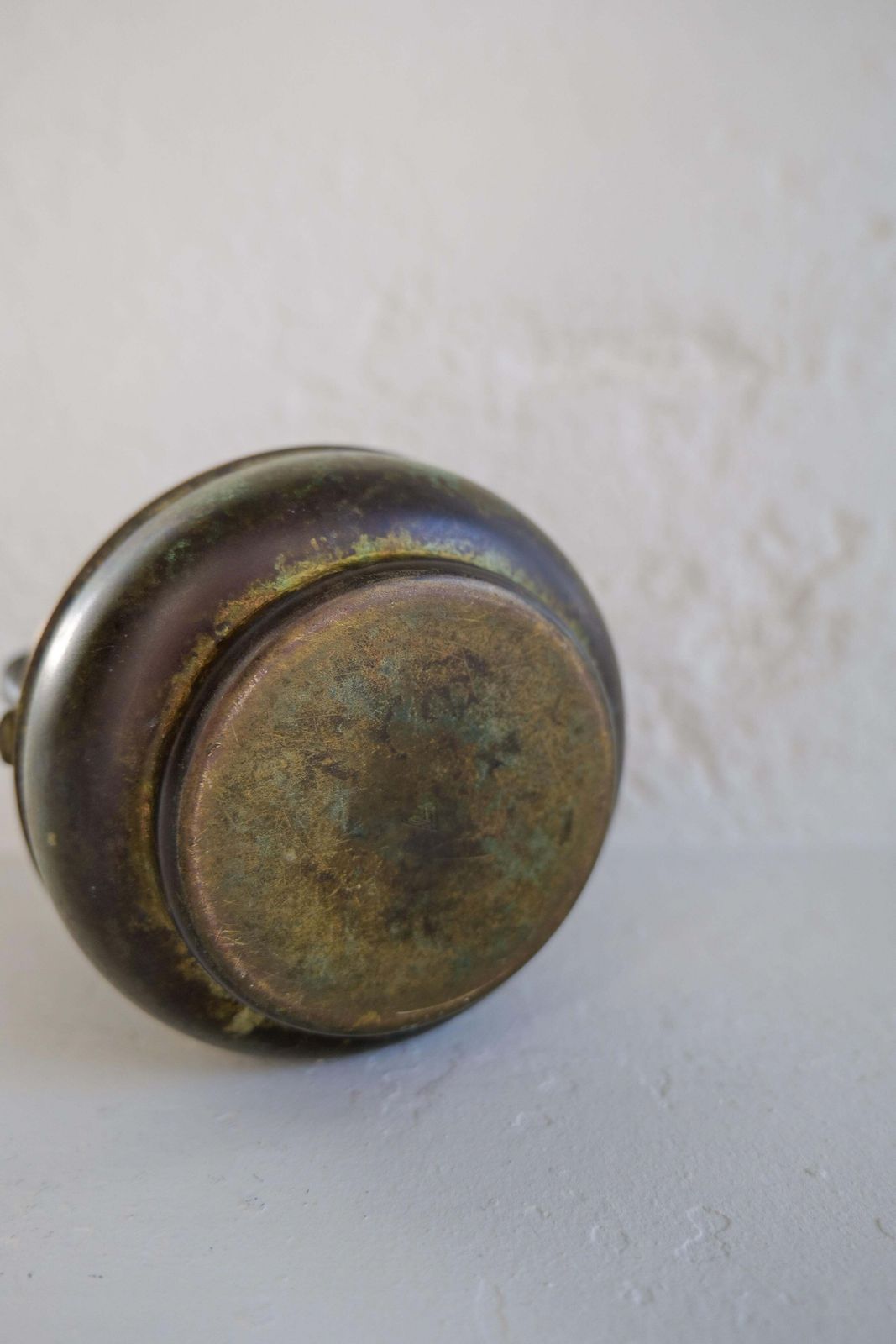 1547.0 Art Deco Vase In Bronze And Brass By Svm Handarbete, Sweden 1940s photo