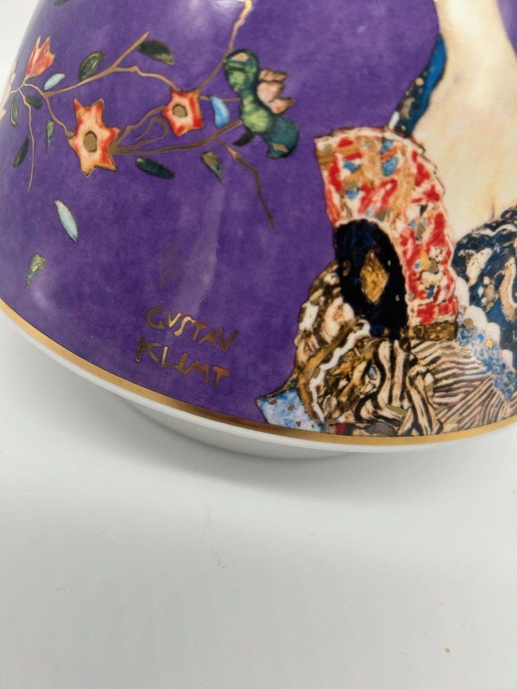 Artis Orbis Vase By Klimt For Goebel, 2000s photo vintage
