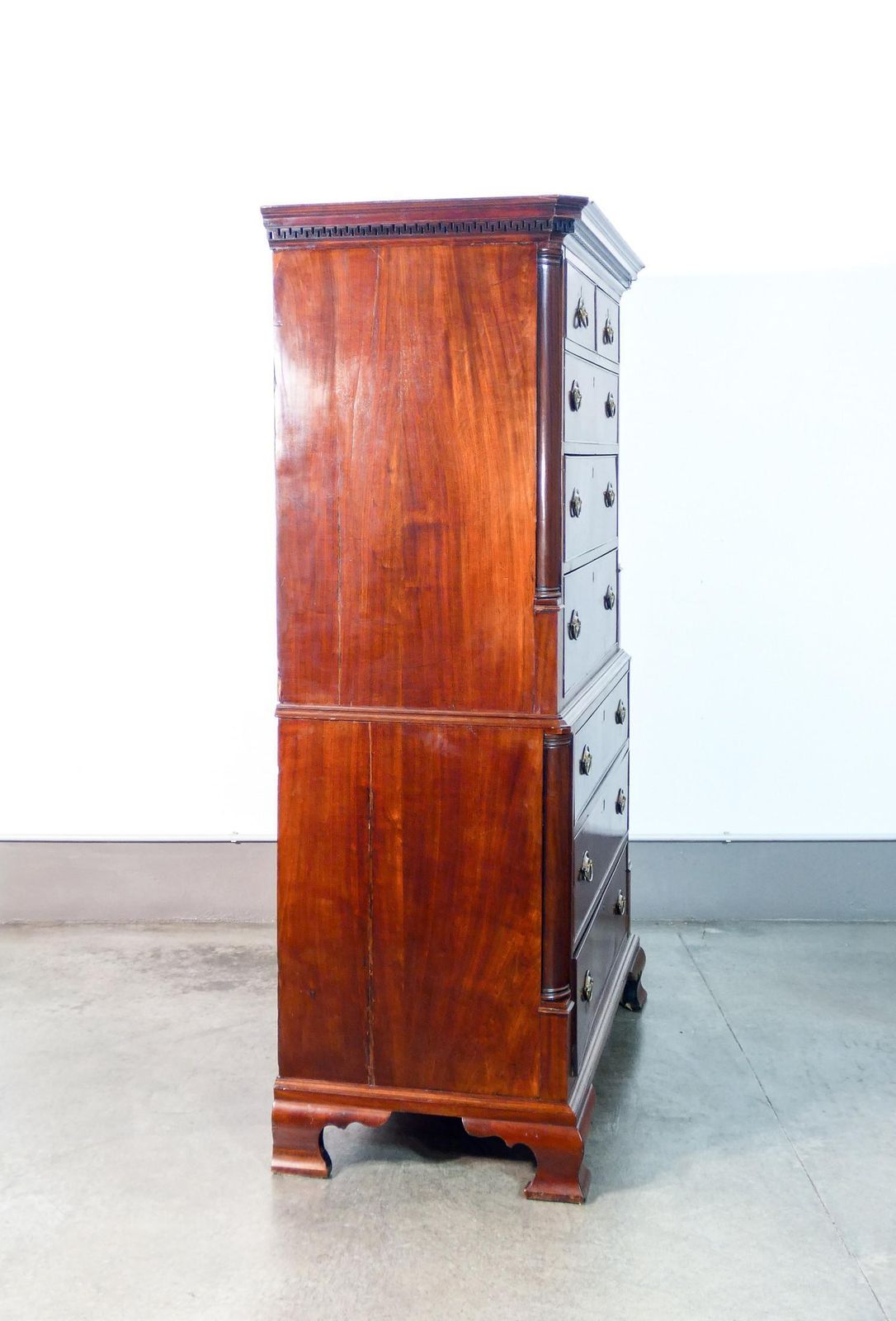 photo for sale English Chest Of Drawers, Georgian Period, With Eight Drawers. England, Late 1700s