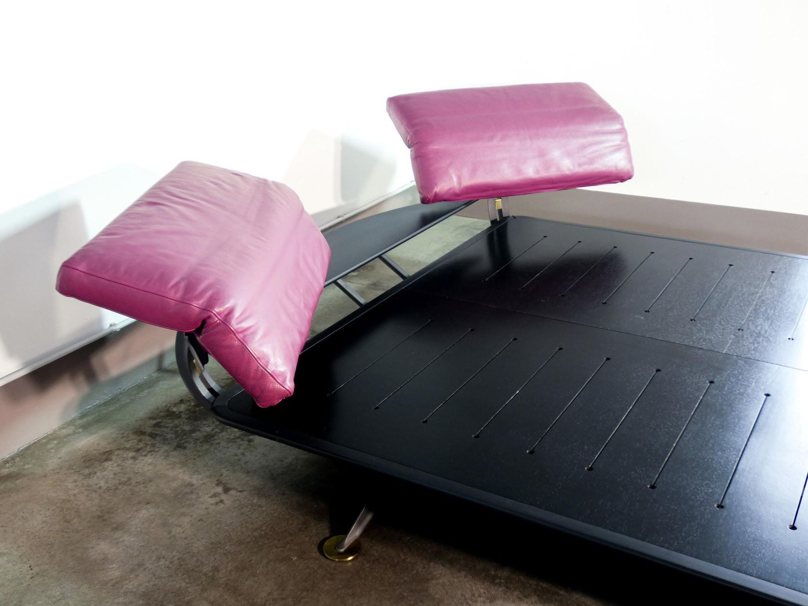 "Adia" Double Bed Designed By Paolo Piva For B&B Italia. Italy, 1980s photo vintage