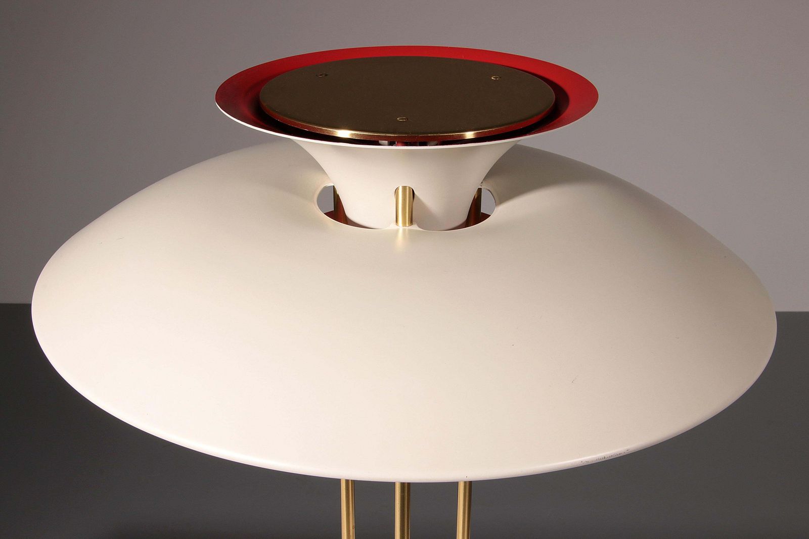 photo for sale Rare Ph 5 Mid Century Modern Table Lamp By Poul Henningsen For Louis Poulsen
