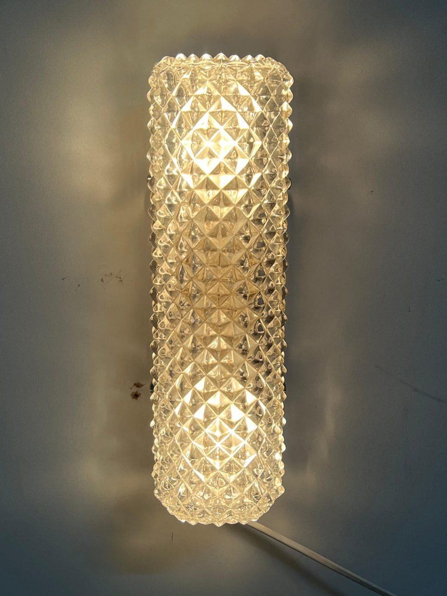 Vintage Wall Lamps From Glashütte Limburg, Germany, 1970s, Set Of 2 photo vinterior