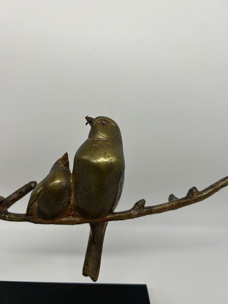 André Vincent Becquerel, Animal Sculpture, 1920s 1940s, Bronze On Marble Base photo vinterior