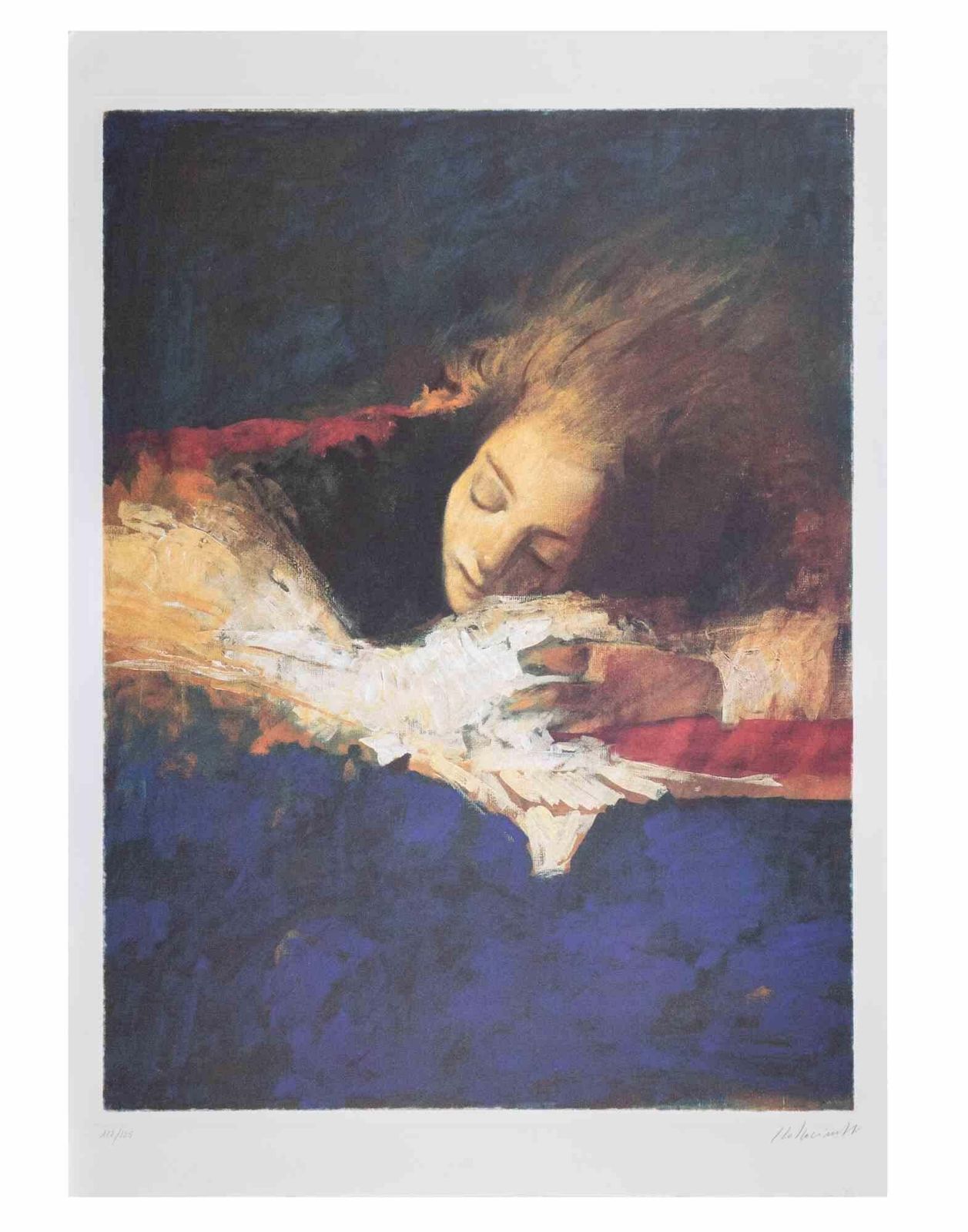 Alessandro Kokocinskinight Dreams   Lithograph By Alessandro Kokocinski   1990s1990s photo furniture