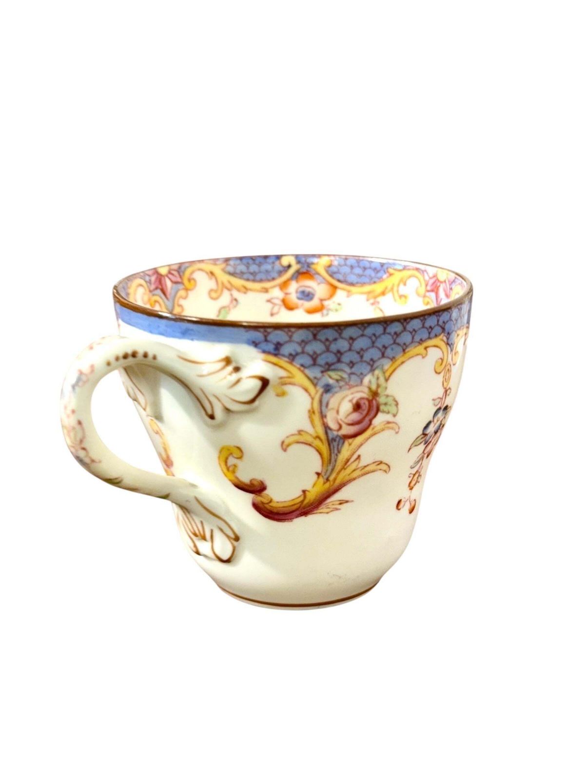 19th Century Set Of Four Samson Paris Polychrome Demitasse Cups & Saucers photo furniture