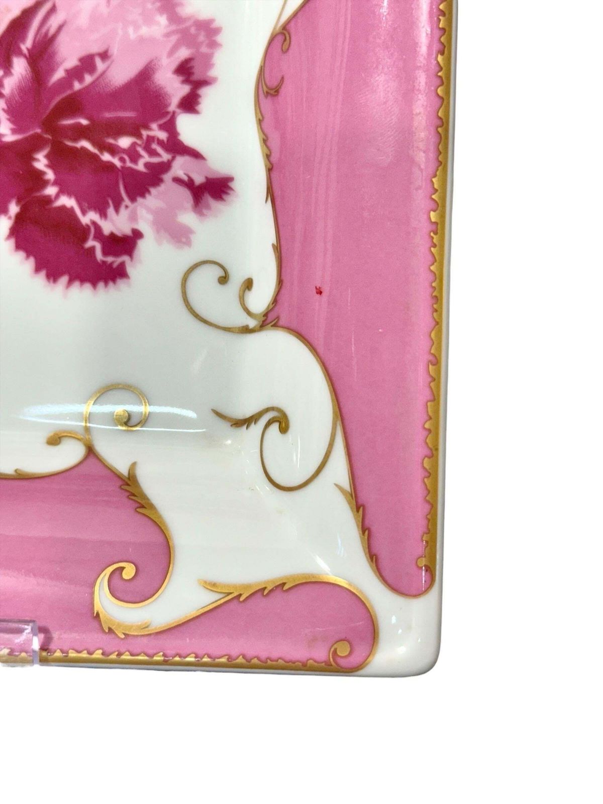 photo furniture Pink And Gold Porcelain Trinket Dish By Christian Lacroix