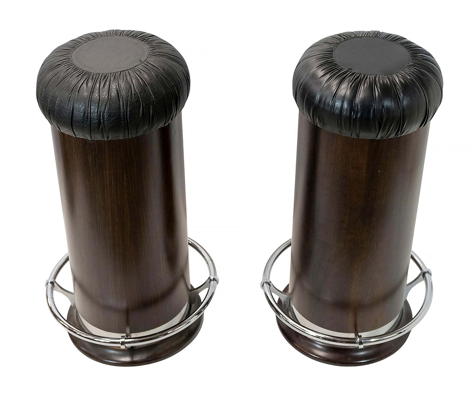 Set Of 2 Pcs. Italian Mid Century Luciano Frigerio Bar Stools, 1970's photo furniture