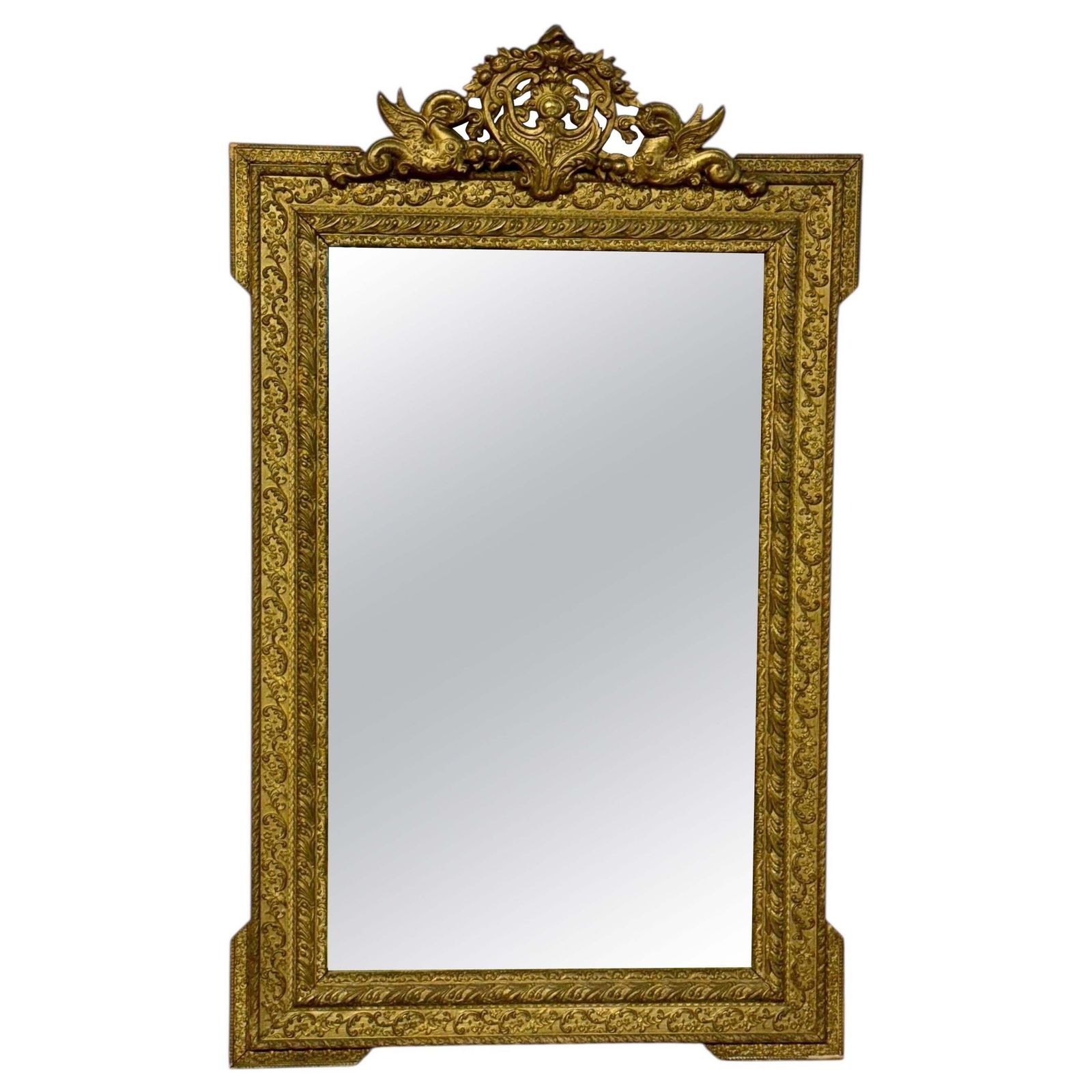 19th Century Louis XVI Style Giltwood Mirror