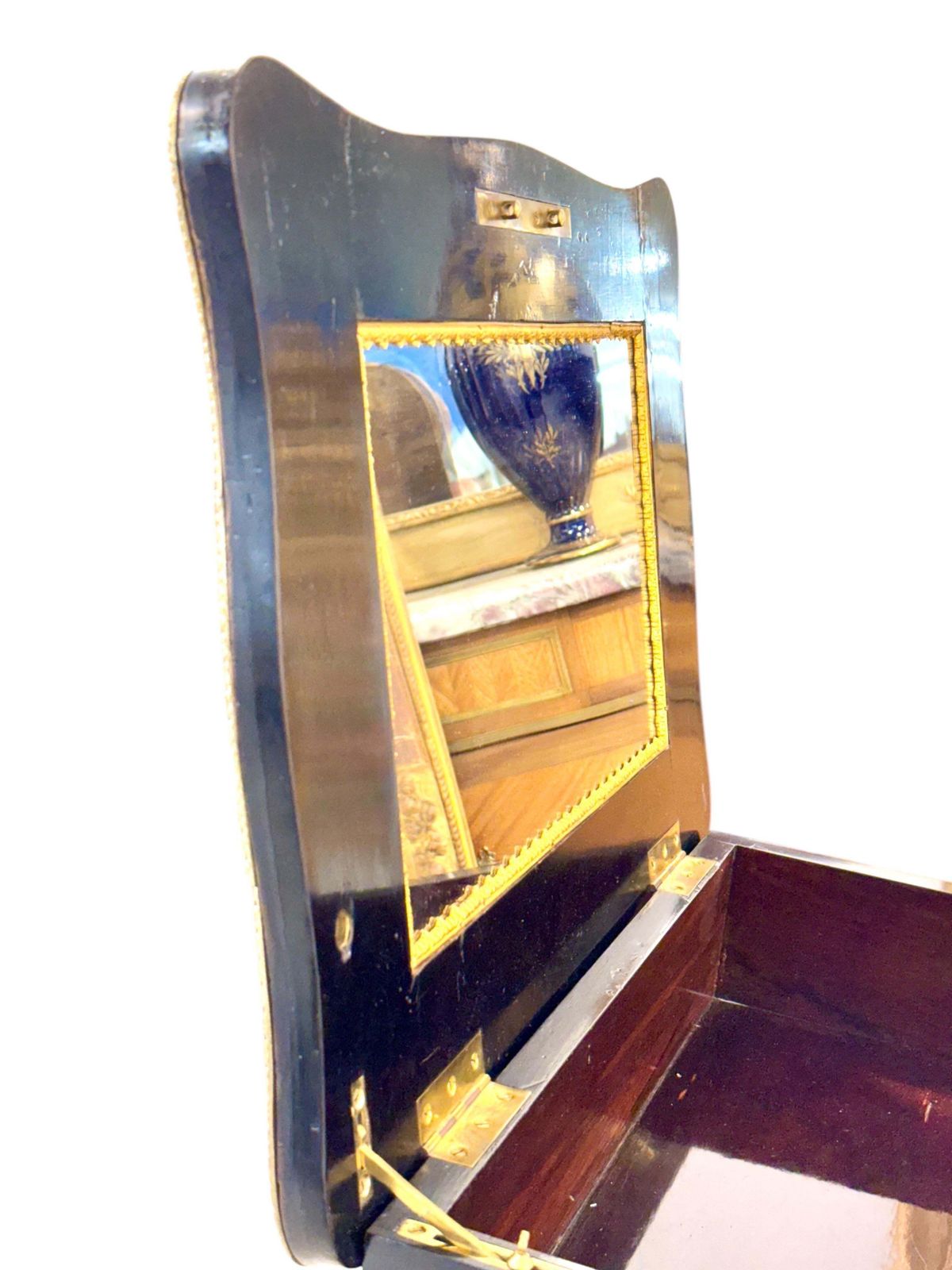 19th Century French Ebonized Vanity Table With Gilt Bronze Mounts photo buy