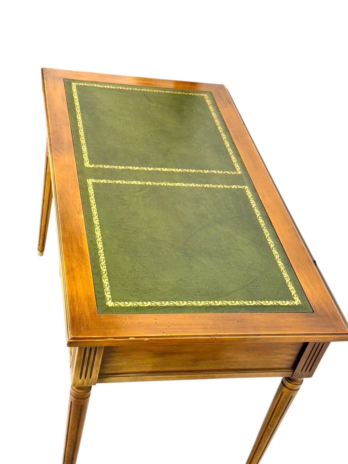 2725.0 Louis XVI Style Writing Desk With Green Leather Top, Circa 1950s photo