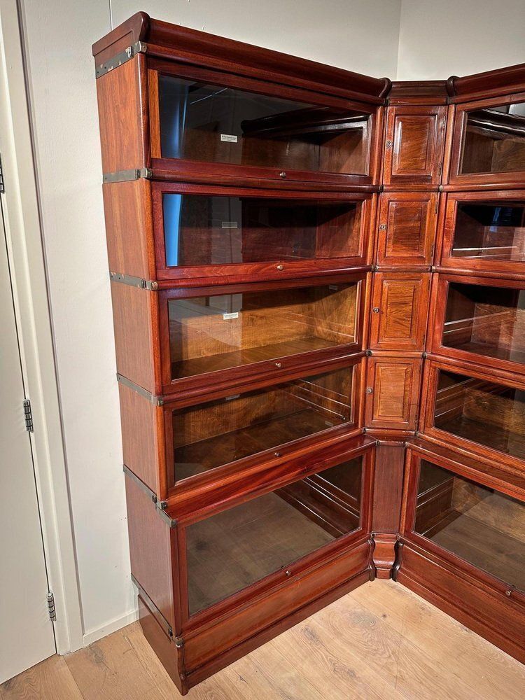 Antique Modular Bookcase From Globe Wernicke, 1890s, Set Of 20 photo vinterior