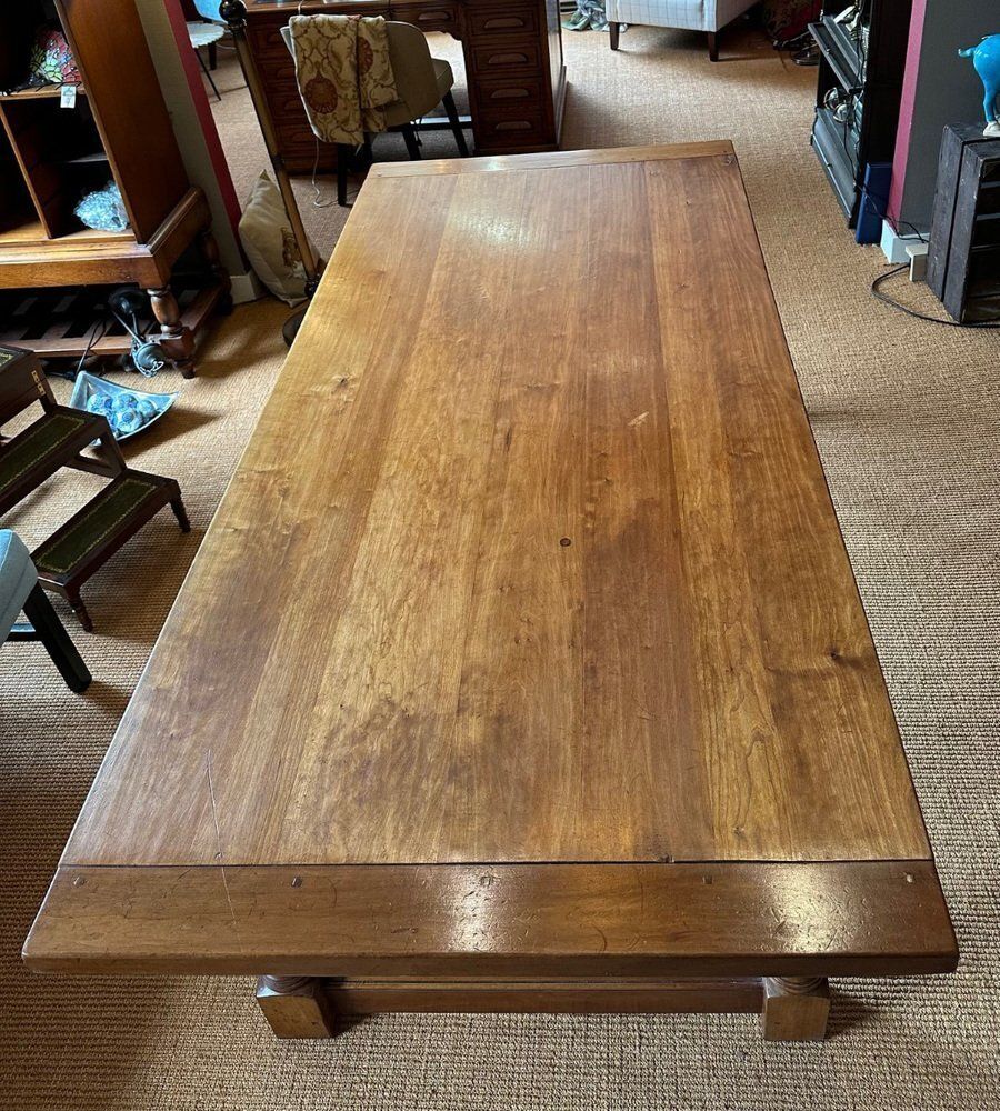 Cherry Country Dining Table, 1990s photo vinterior