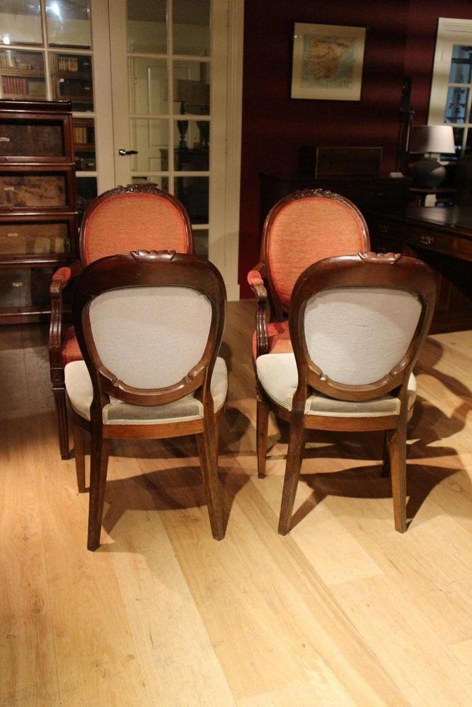 Antique Dining Room Chairs In Mahogany, Set Of 4 photo buy