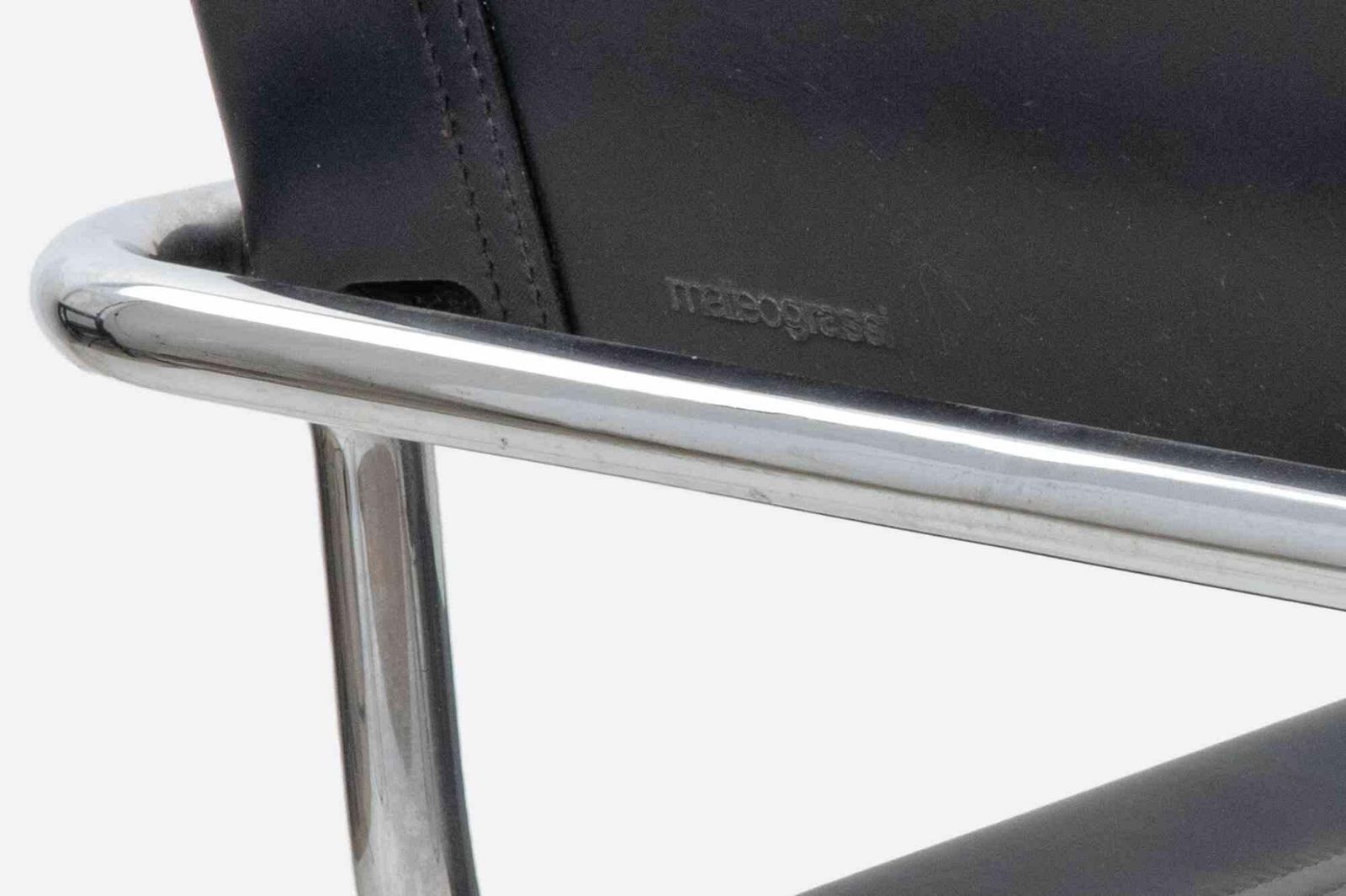 Set Of 5 Lounge Chairs Model "Mg" By Matteo Grassi, 1980s photo vinterior