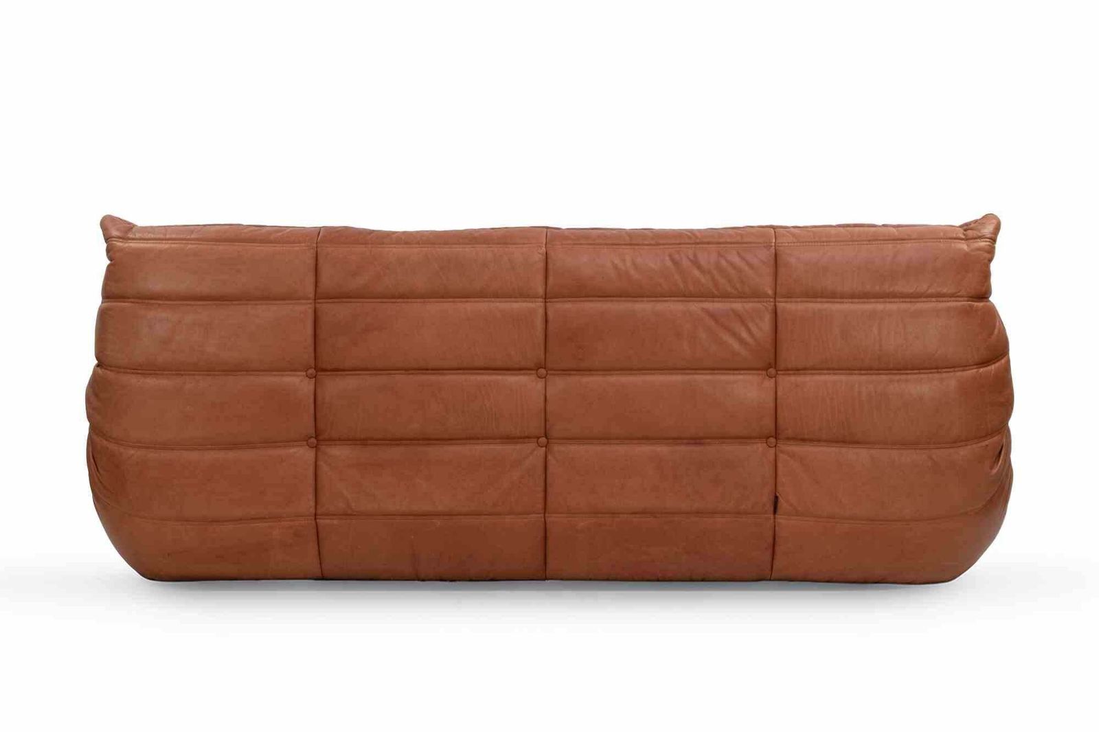 "Togo" Vintage Leather Sofa By Michel Ducaroy For Ligne Roset, Italy 1970s photo buy