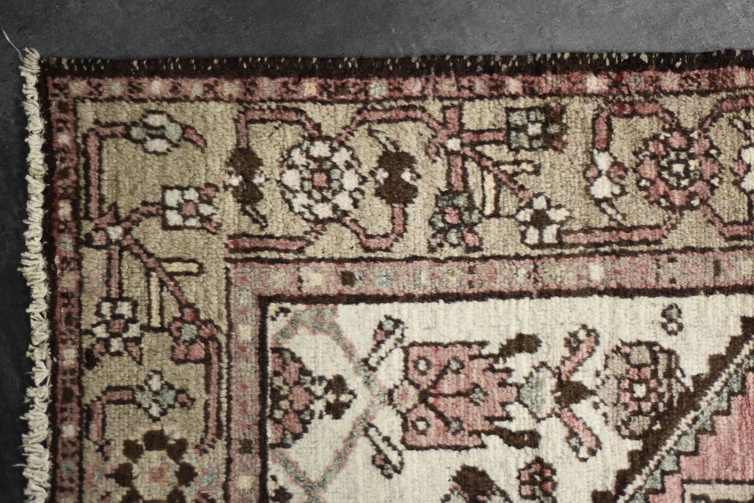 photo for sale Vintage Middle Eastern Hand Woven Hamadan Rug, 1960s
