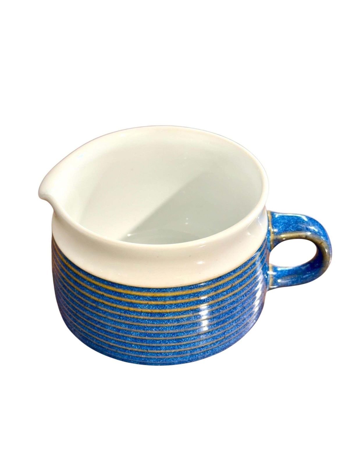Denby England, Blue And White Coffee Set, Mid 20th Century photo vinterior