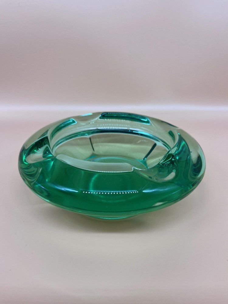 Crystal Ashtray From Daum photo vintage