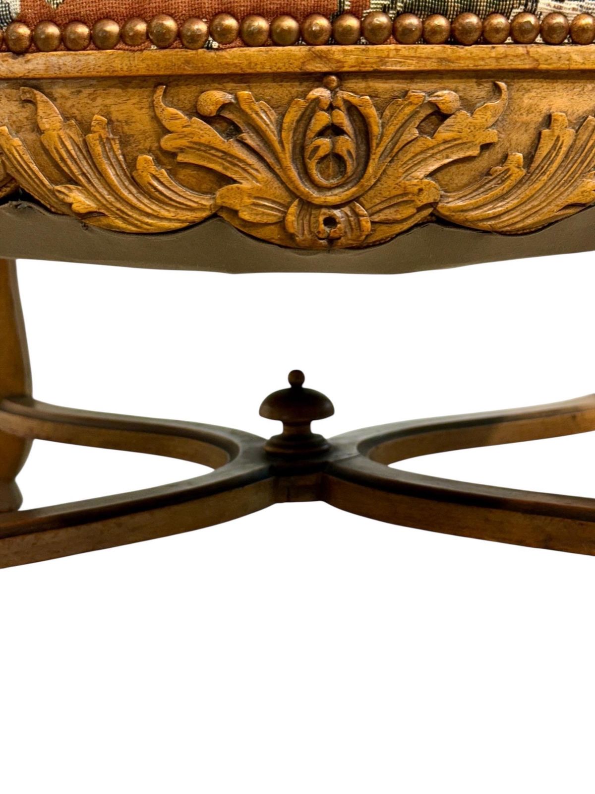 Furniture 19th Century Louis XV Style Walnut Armchair photo