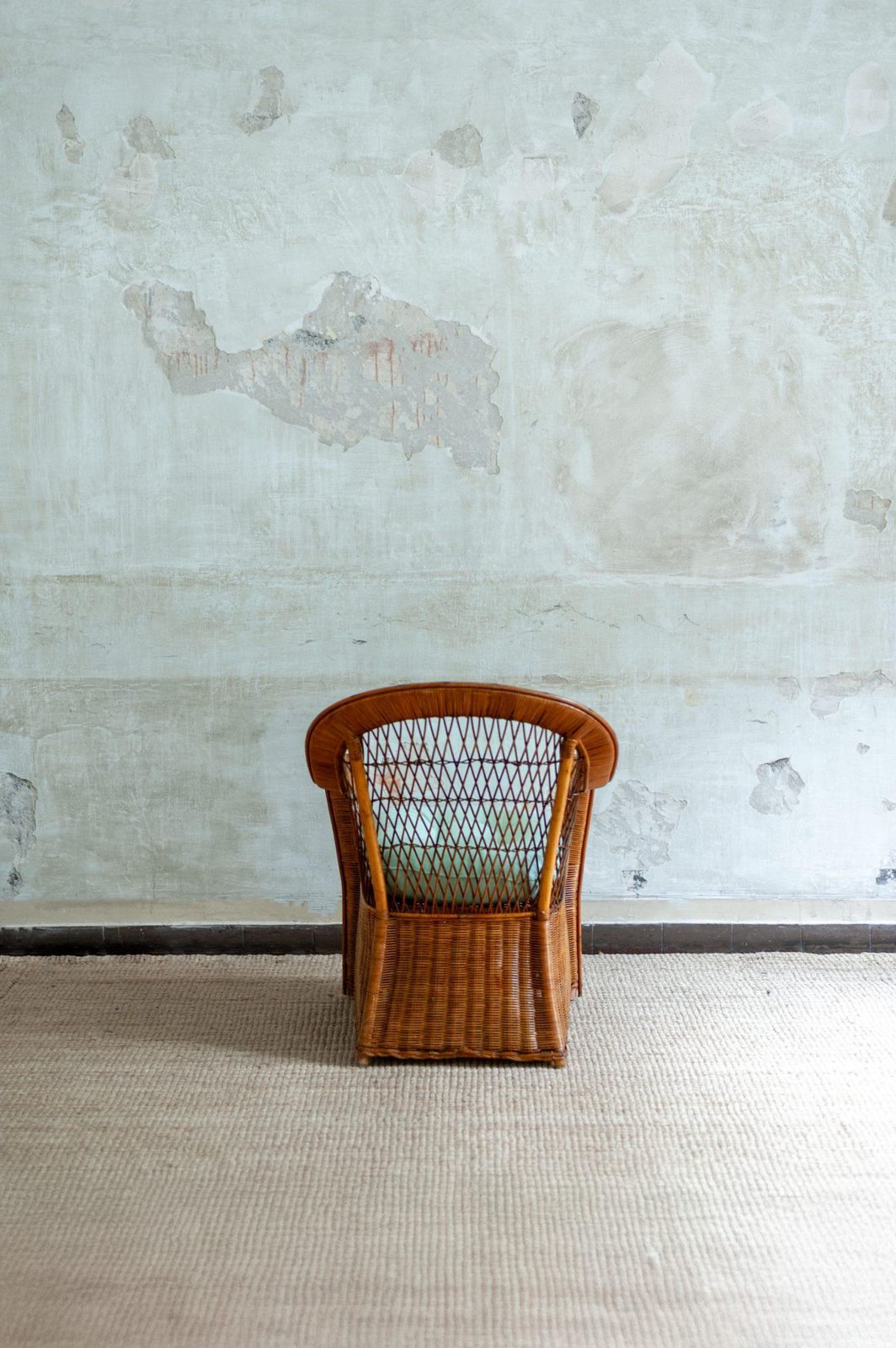 Set Of Four Bamboo Armchairs – 1970s photo vinterior
