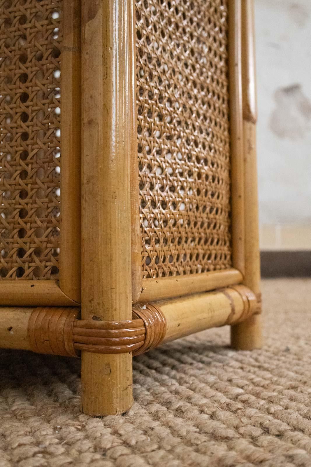 Bamboo And Rattan Umbrella Stand By Franco Albini – 1960s photo 742.0