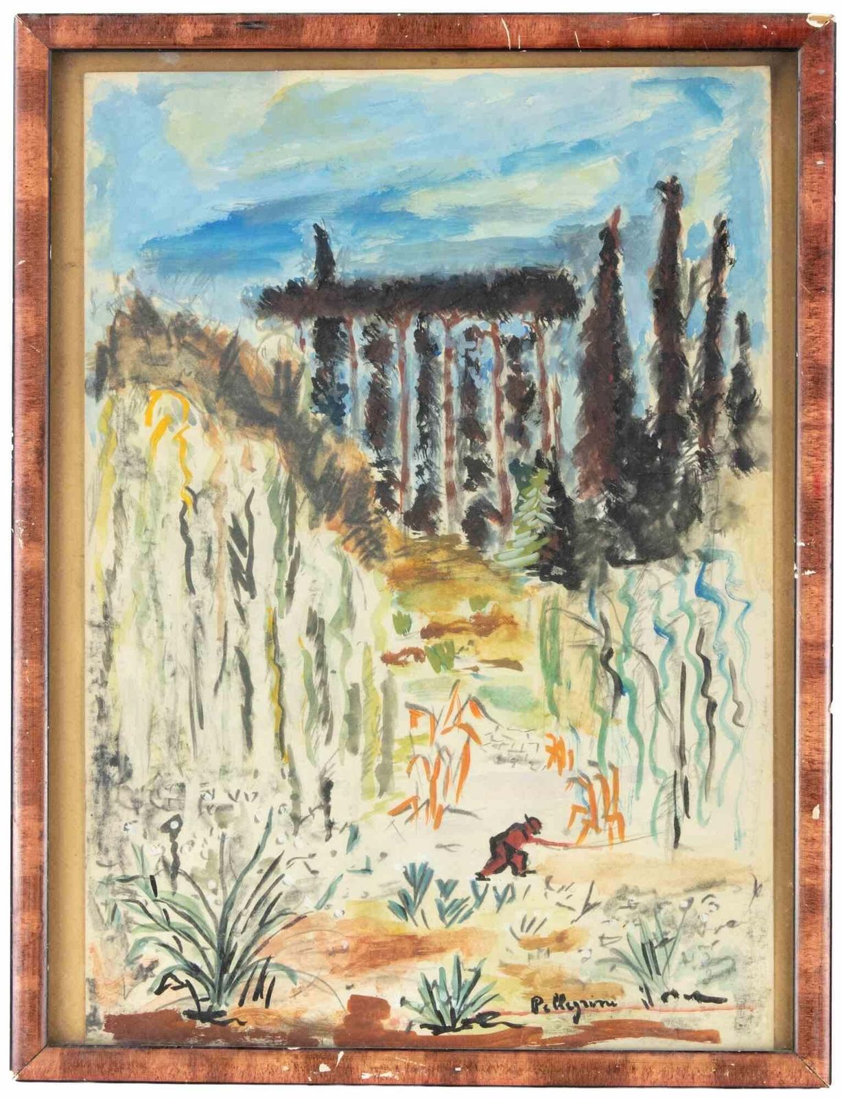 Sirio Pellegrinilandscape   Mixed Media By Sirio Pellegrini   1960s1960s