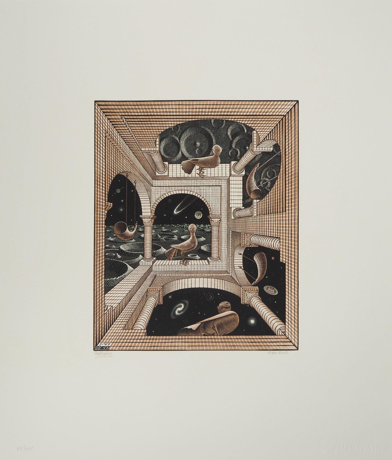 M.C. Eschermetaphysics (Architecture In 4 Dimensions)   Signed Facsimile, Ltd /4502008