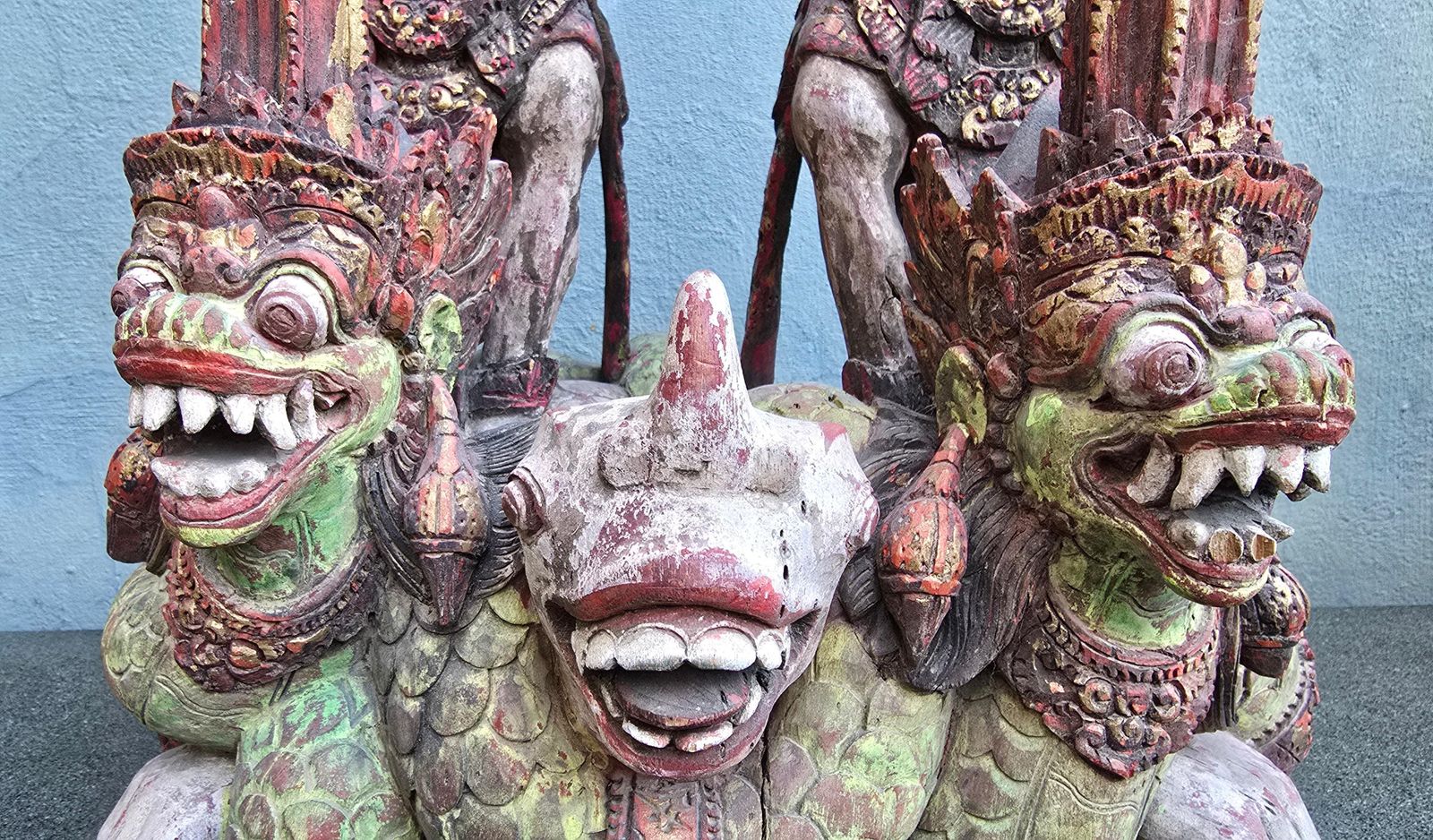 photo furniture Monumental Balinese Temple Sculpture, Late 18th–Early 19th Century
