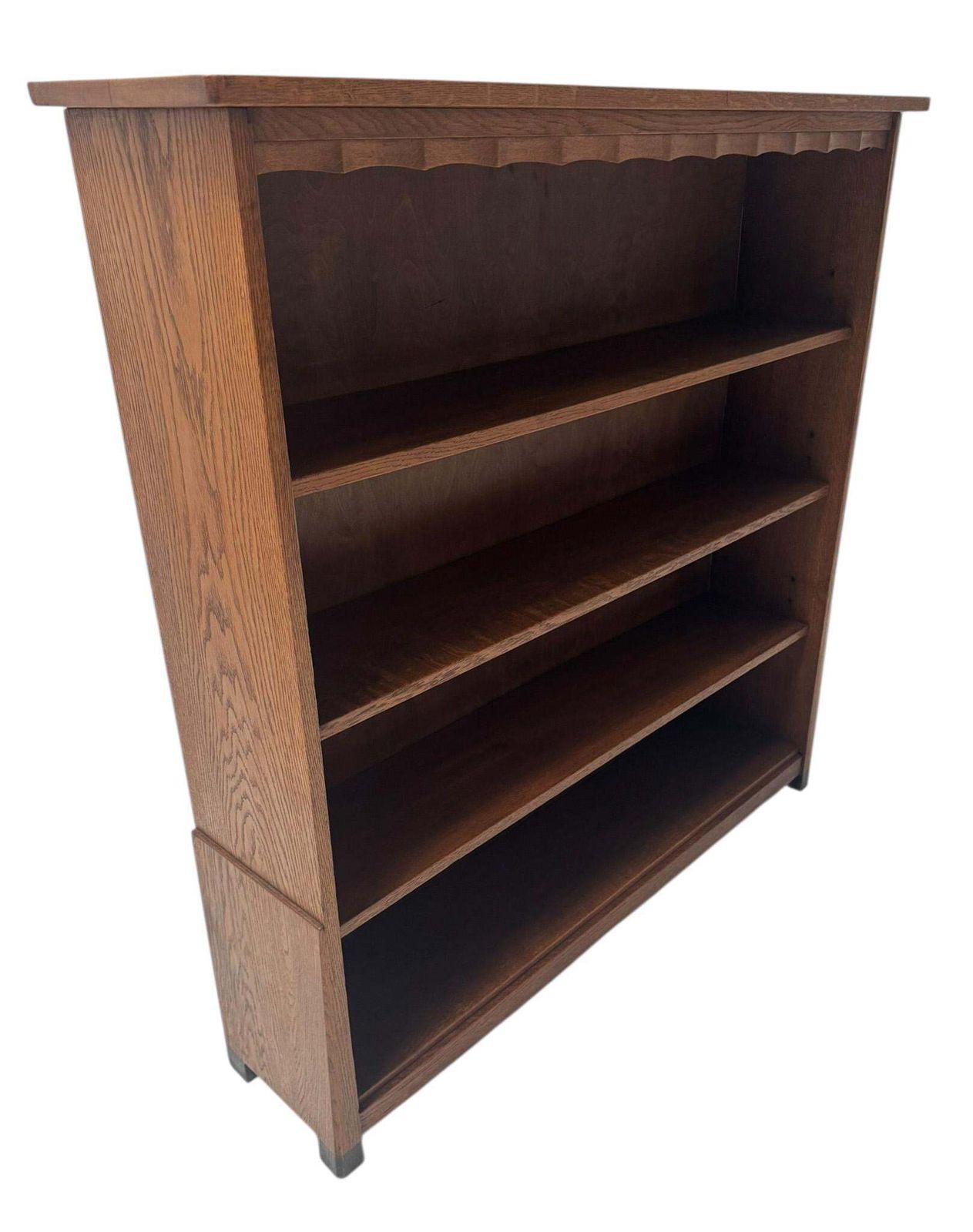 Art Deco Amsterdamse School Open Bookcase By Willem Penaat For Metz & Co., 1920s photo for sale