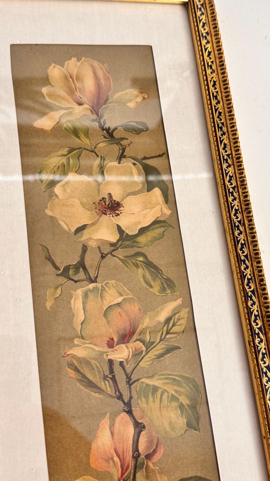 Pair Of Floral Engravings — France, 1920s photo vinterior