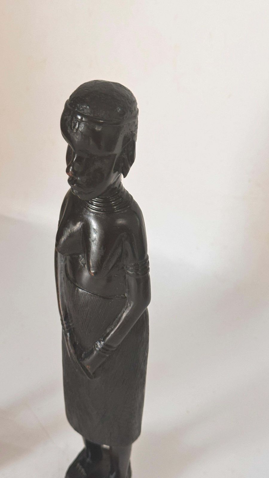 Pair Of African Sculptures — Heavy Hardwood, Primitivist Style photo vinterior