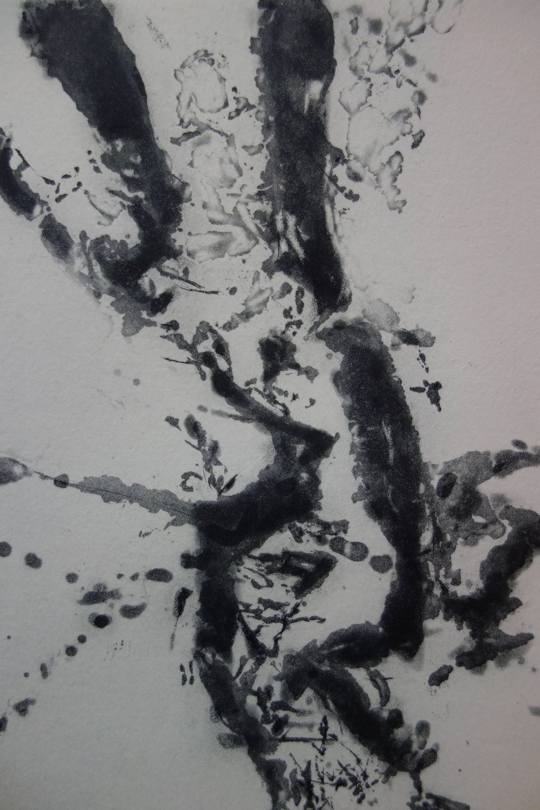Zao Wou Kiabstract Composition   Original Etching And Aquatint   130 Copies (Agerup #380)1996 photo Art