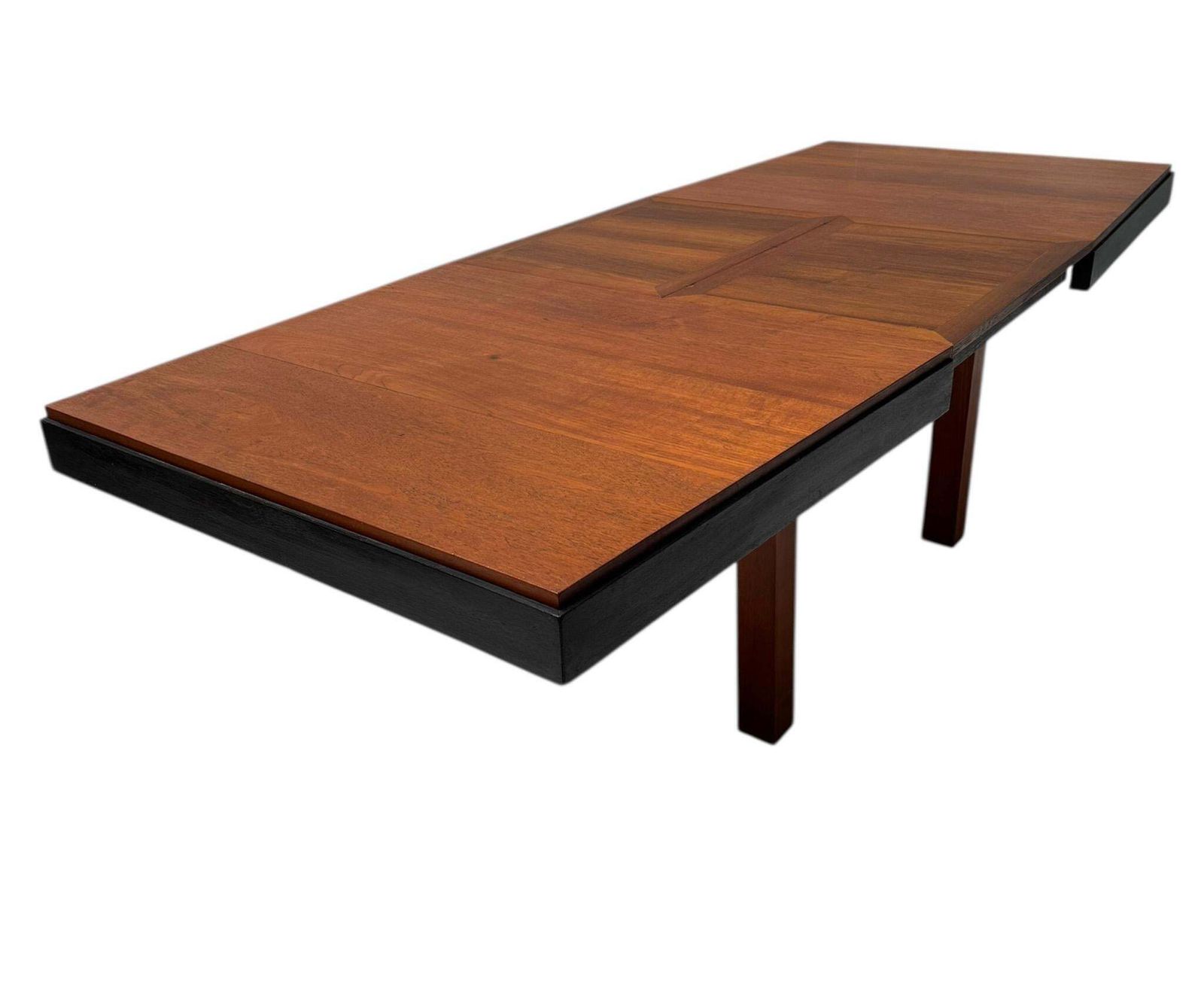 photo vintage Art Deco Modernist Extending Dining Room Table By Toko V/D Pol Semarang, 1920s