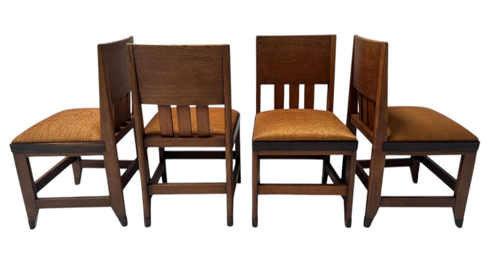 Four Art Deco Modernist Dining Room Chairs By Hendrik Wouda For Pander, 1924 photo furniture