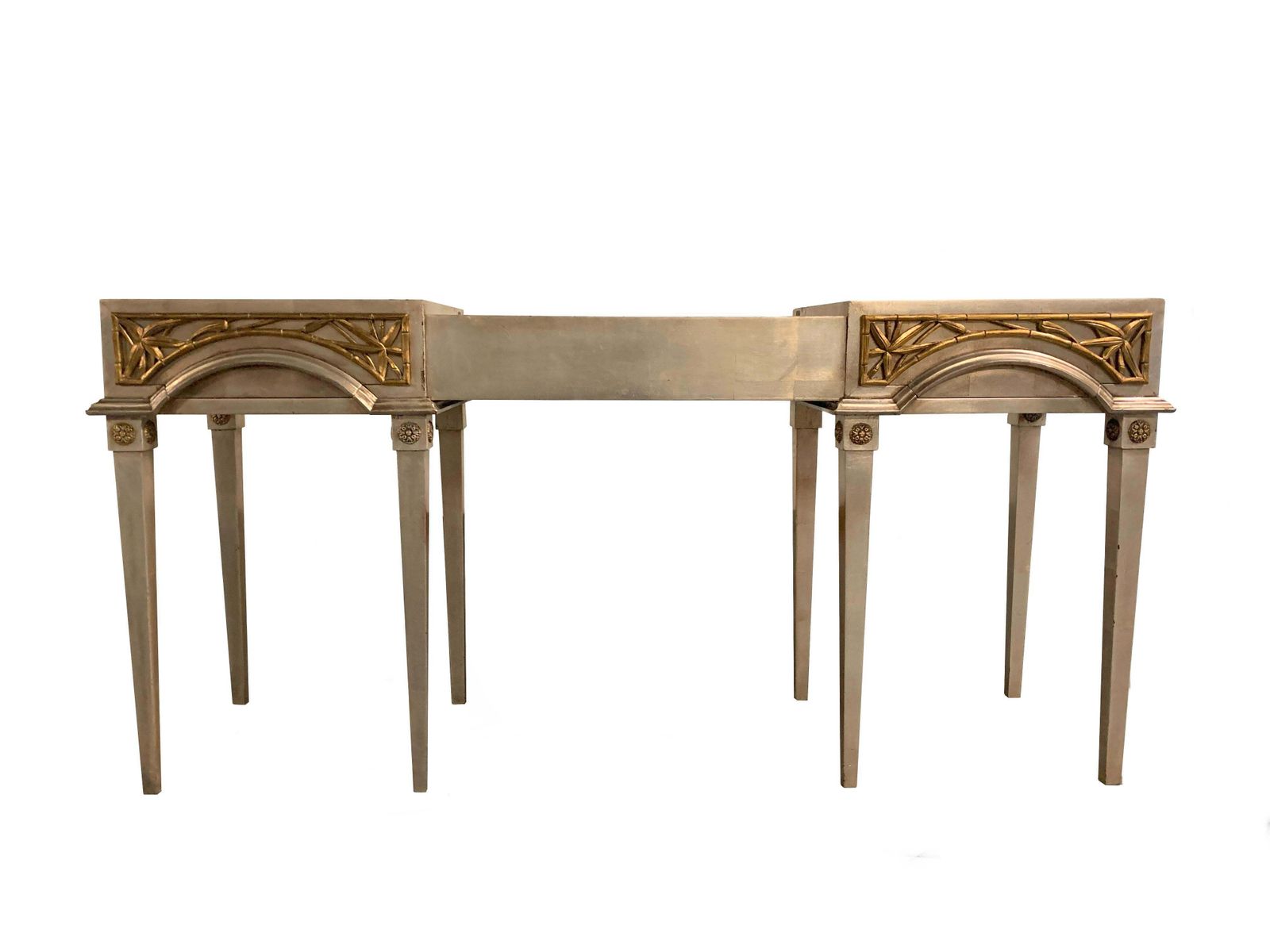 photo for sale James Mont Gilt Hollywood Regency Dressing Table, USA, 1950s