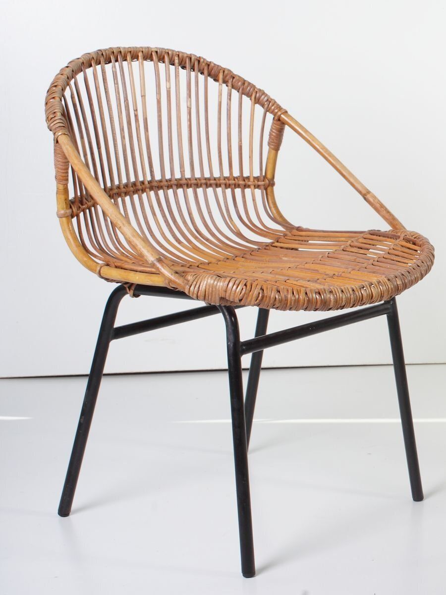 Mid Century Bamboo Lounge Chairs & Table By Alan Fuchs For Uluv, 1960s, Set Of 3 photo 763.0