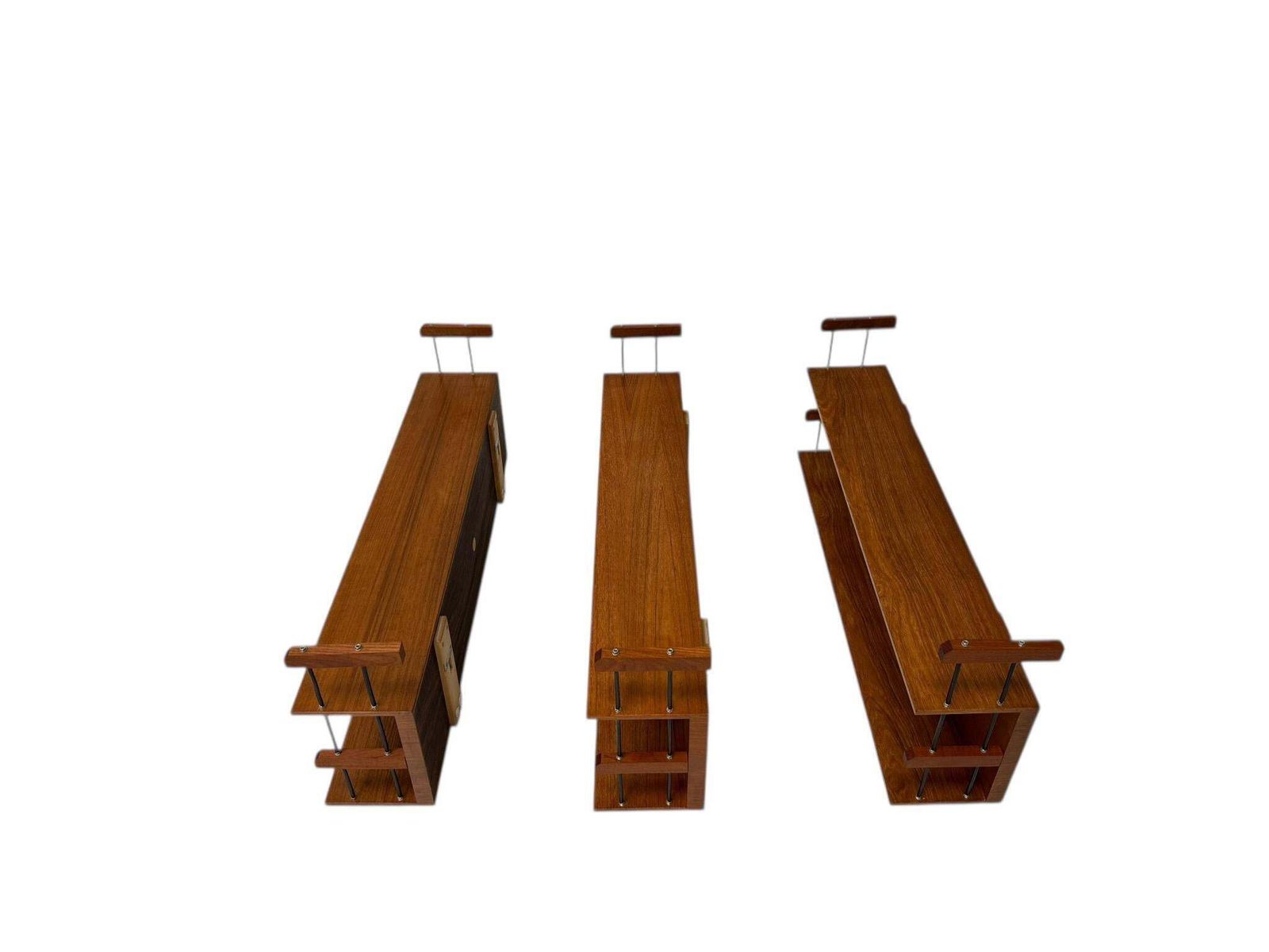 photo for sale Mid Century Modern Wall Mounted Shelf By Walter Wirtz For Wilhelm Renz, 1960s
