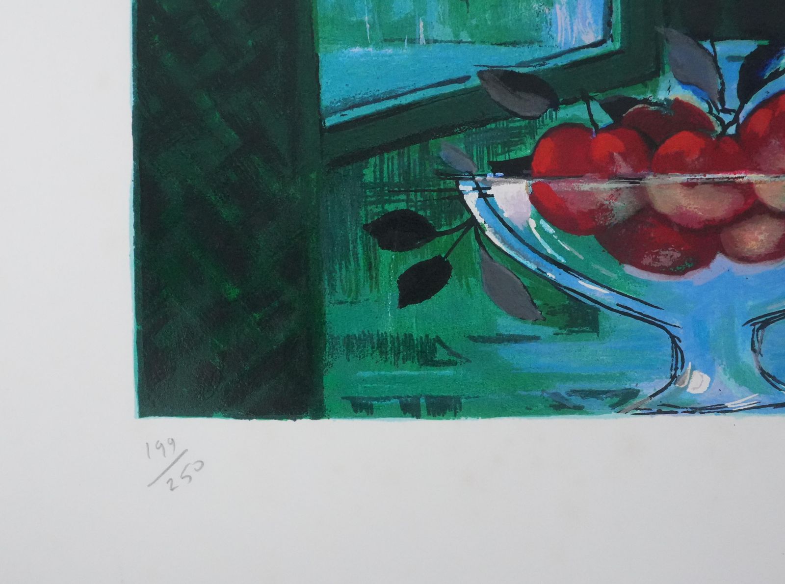 Michel Henrystill Life Overlooking The City   Original Handsigned Screenprint photo buy