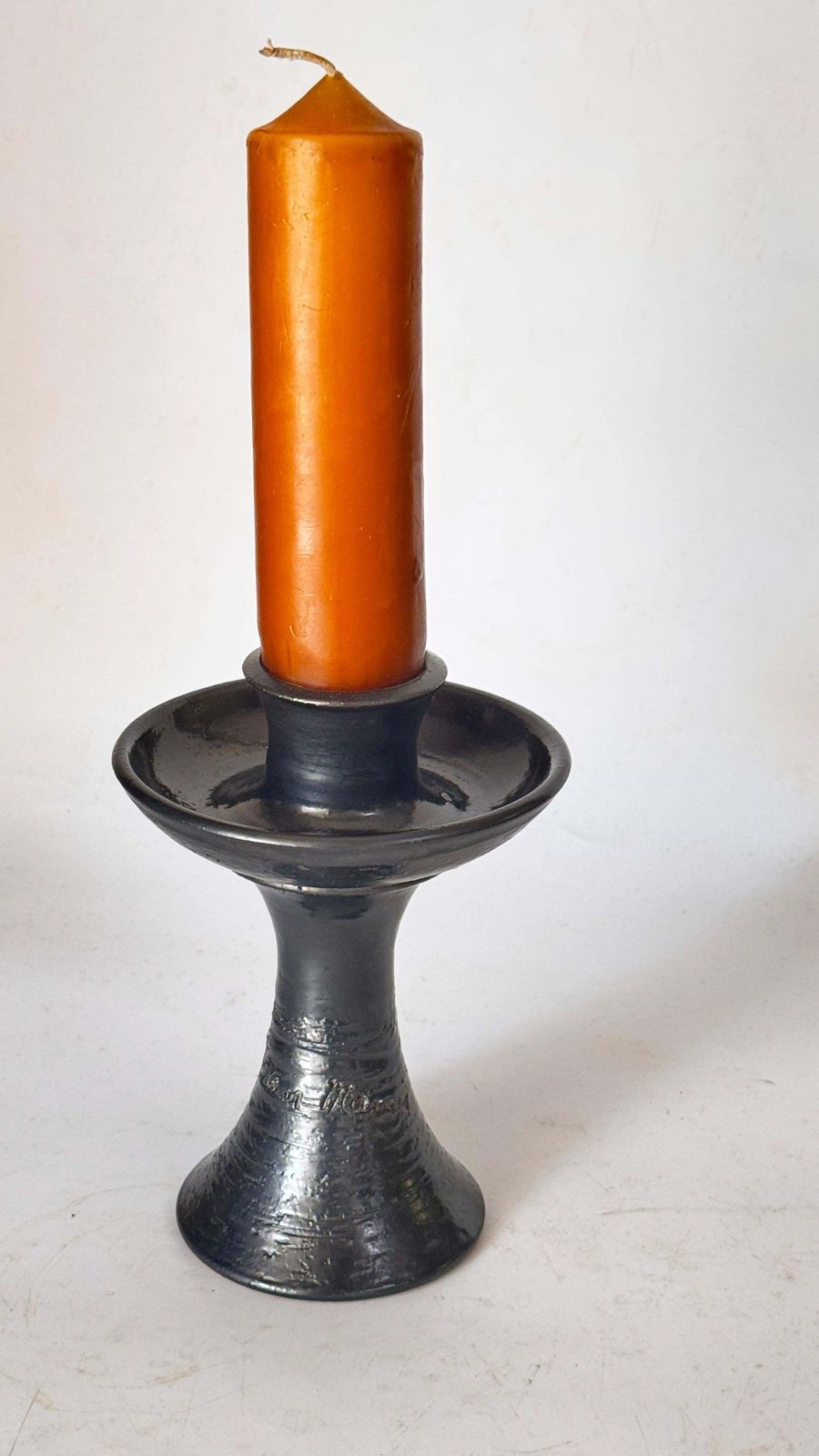 Ceramic Candleholder By Jean Marais – Signed – France, 1960s photo vinterior
