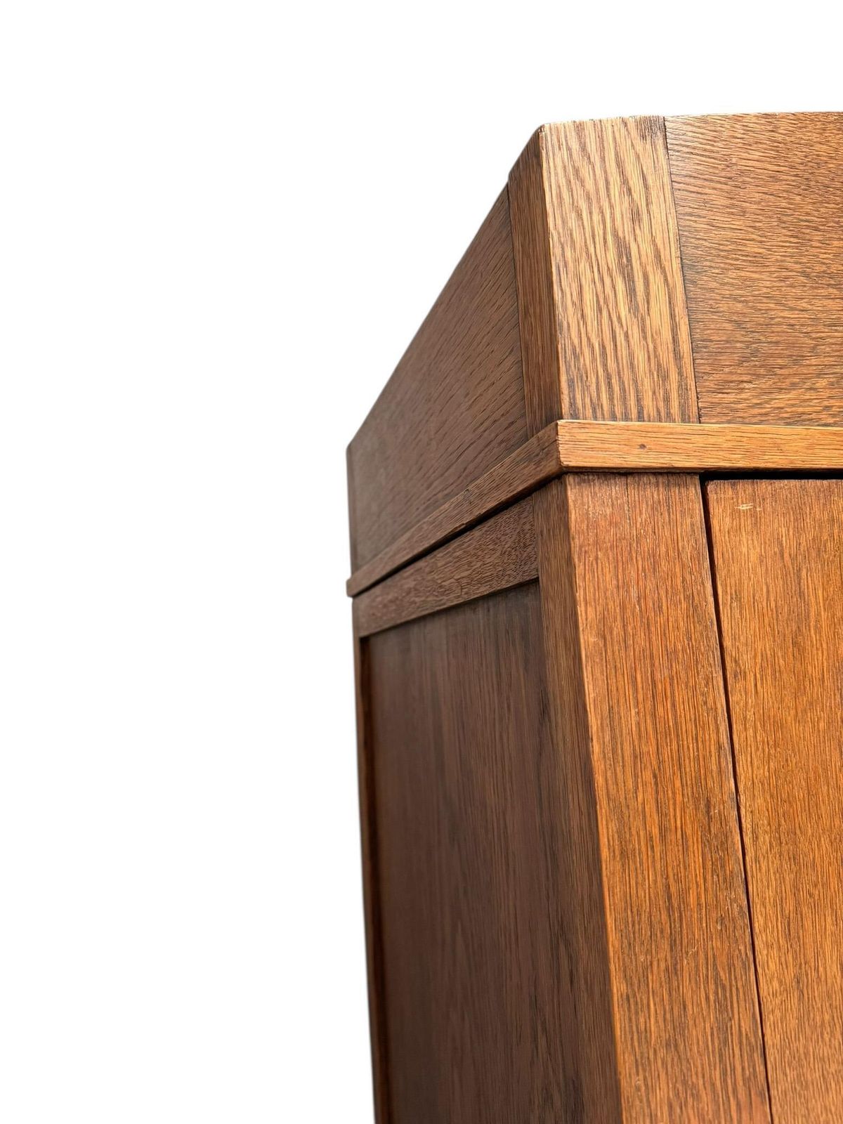 photo for sale Oak Art Nouveau Armoire Or Wardrobe, 1900s