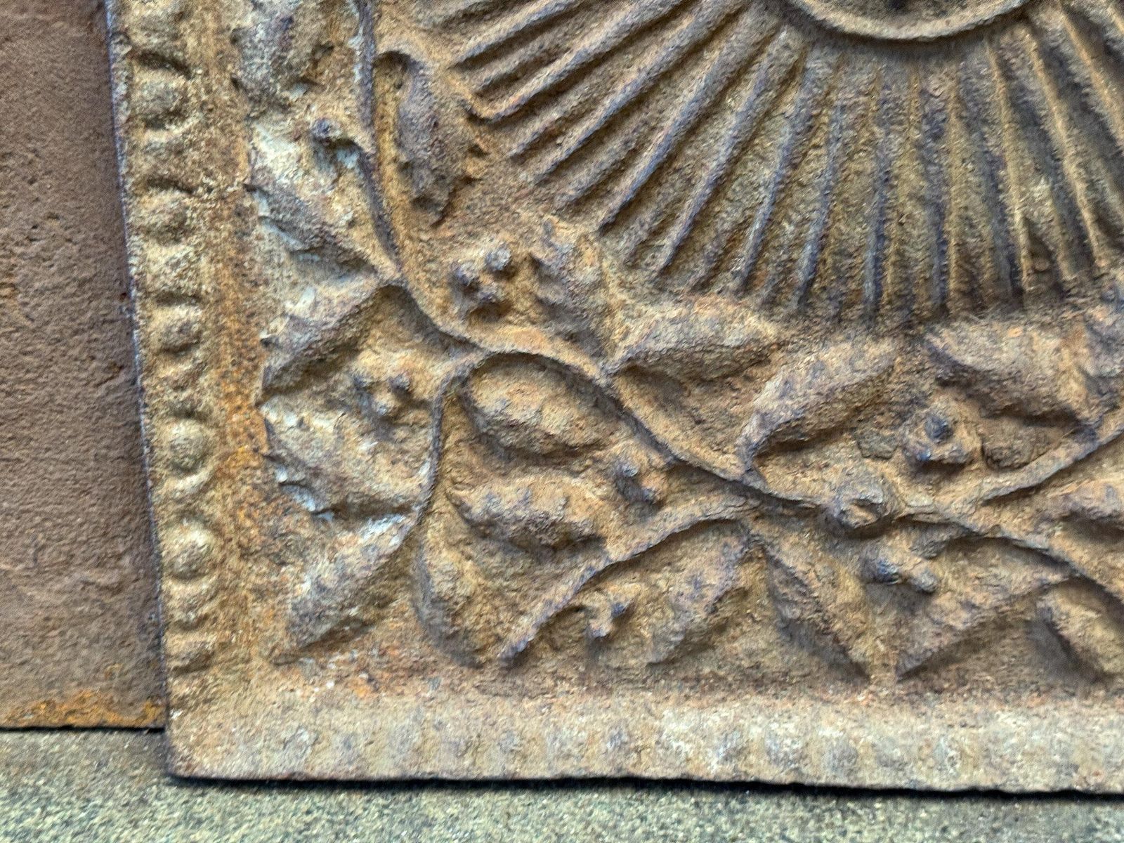 photo for sale 20th Century Louis XIV Style 'Arms Of France' Fireback / Backsplash