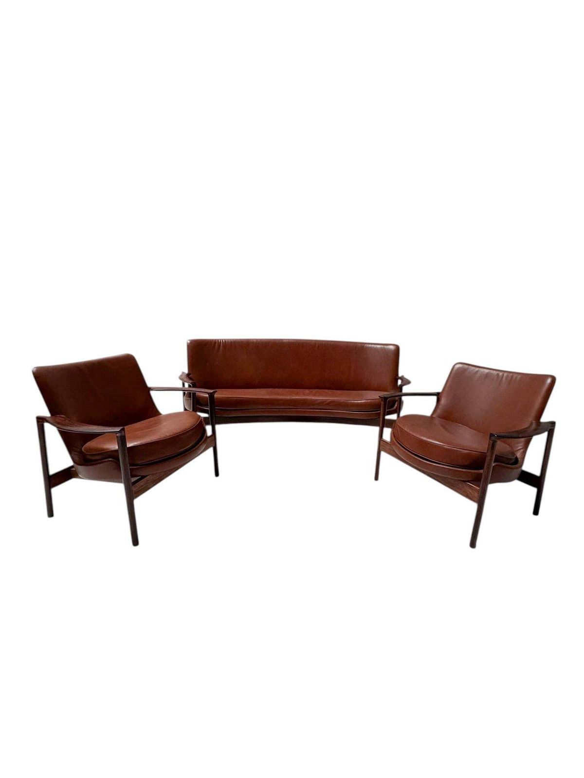 photo for sale Mid Century Modern Sofa Or Bench By Ib Kofod Larsen For Frõscher, 1970s