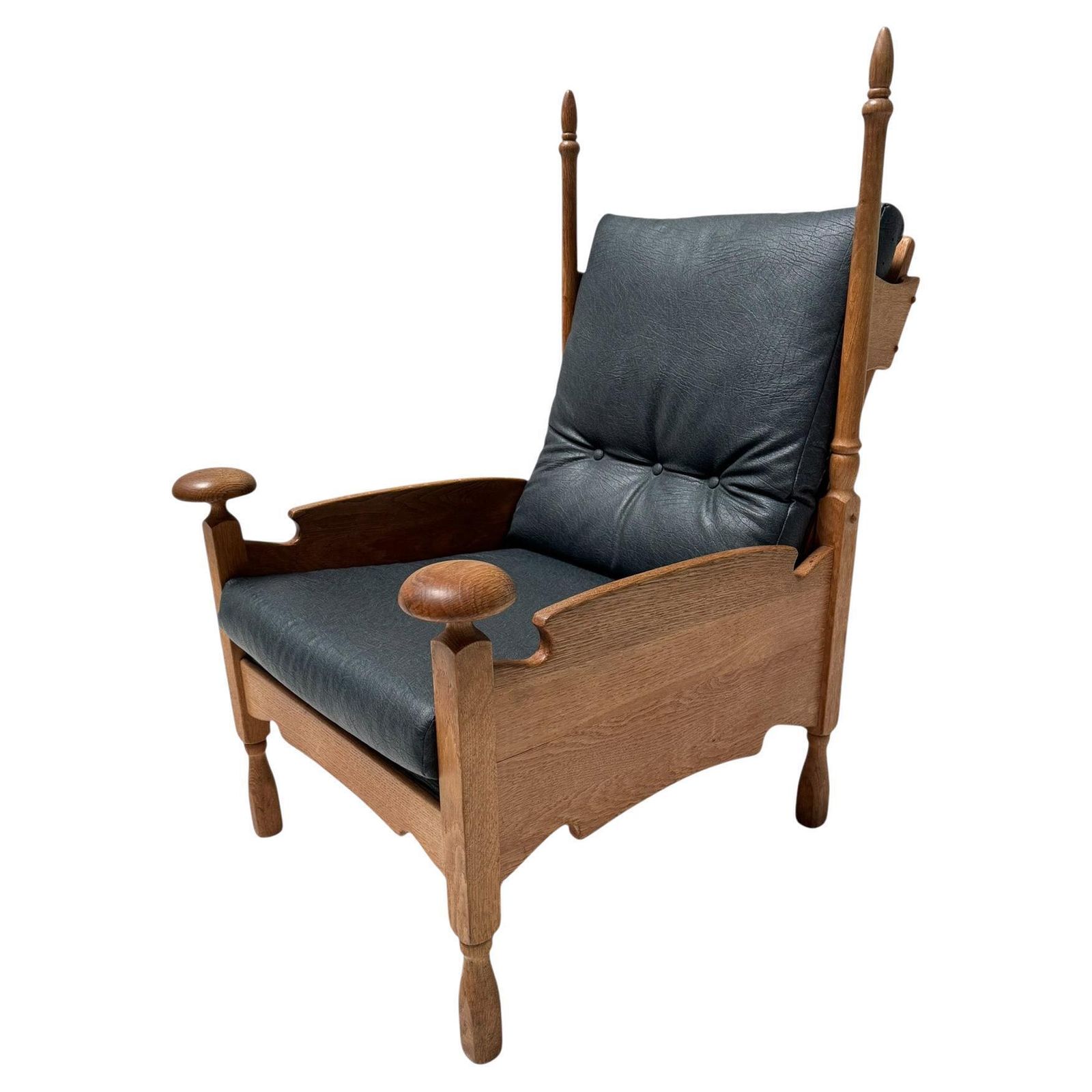 Brutalist Lounge Chair By Abraham Sprij For Sprij Furniture Holland, 1960s