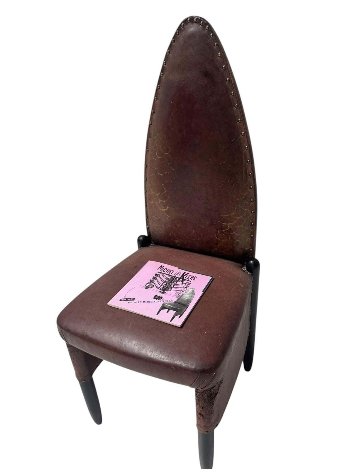 Art Deco Amsterdamse School High Back Side Chair By Michel De Klerk, 1916 photo furniture