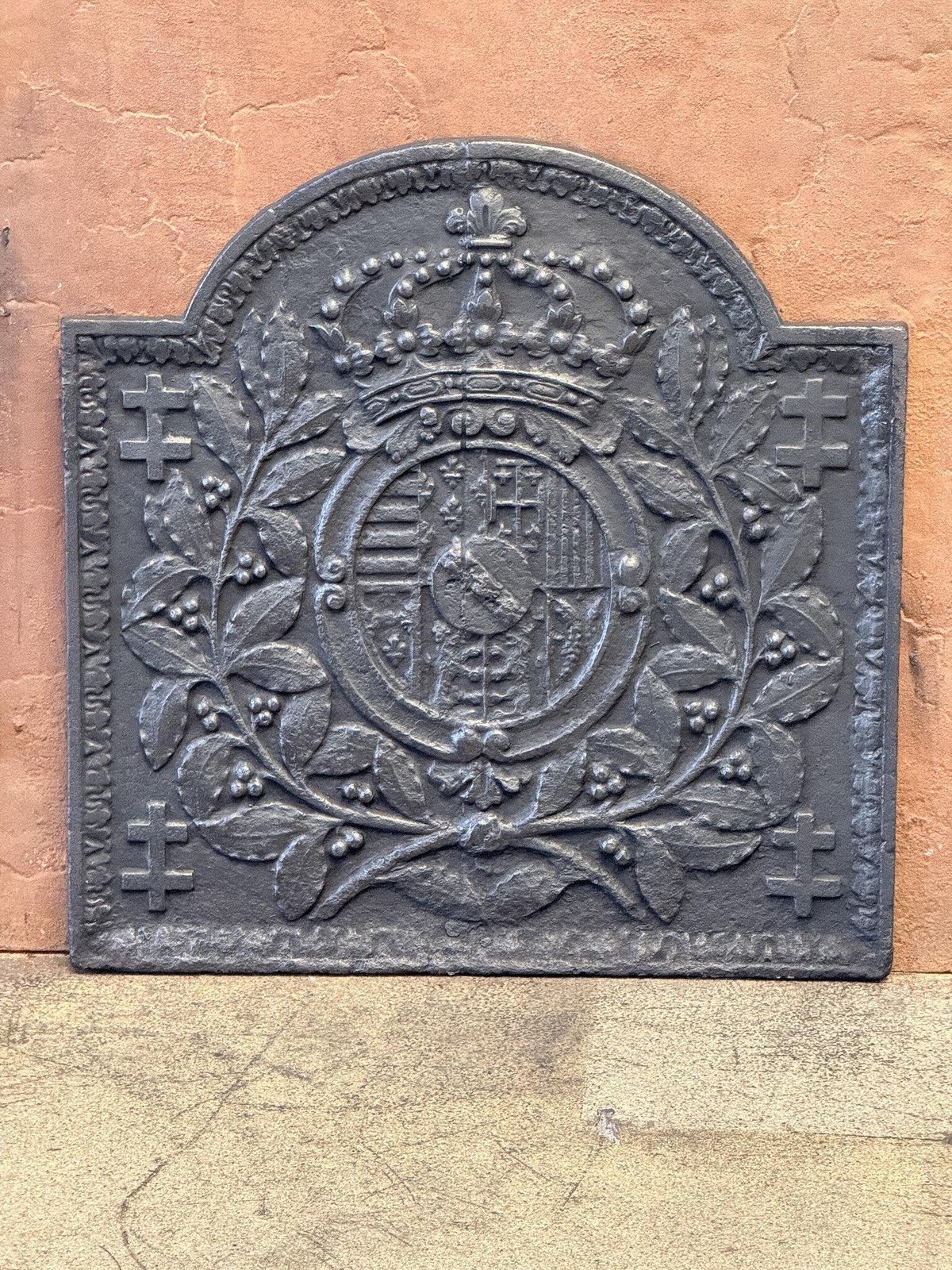 French 'Arms Of Lorraine' Fireback, Louis XV Period photo Home Fixtures